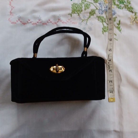 Vintage velvet handbag - Picture 11 of 13